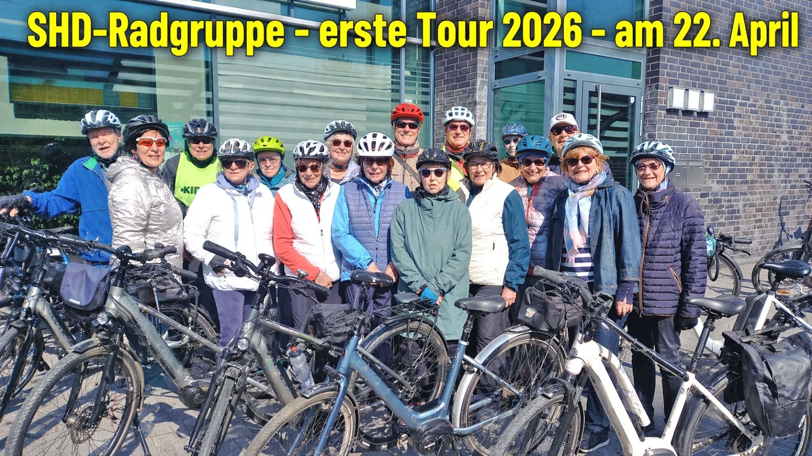 Radgruppe erste Ausfahrt2026