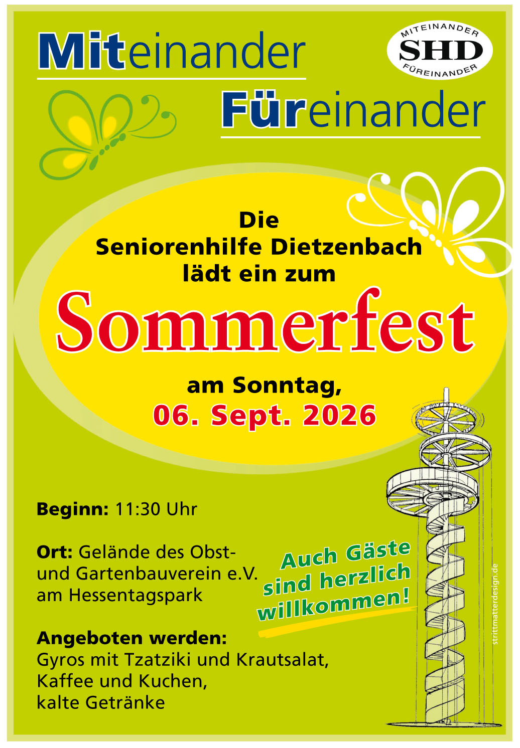 SHD Sommerfest 2026 Flyer